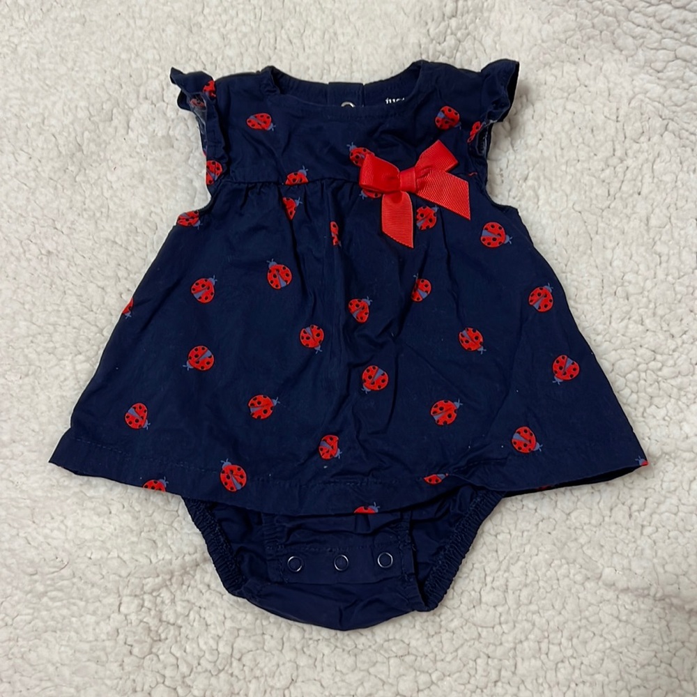 Carter’s navy ladybug dress 3M